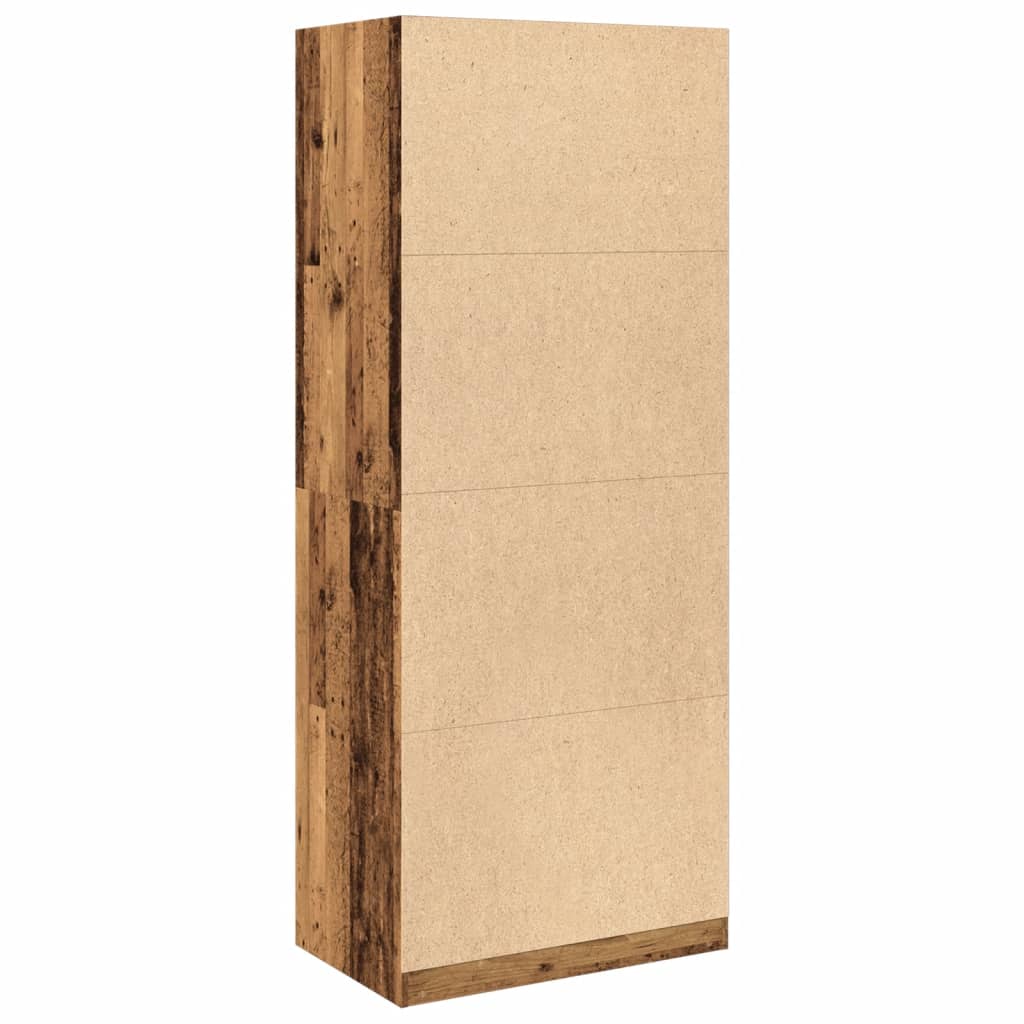 Garderobe gammelt tre 80x50x200 cm konstruert tre