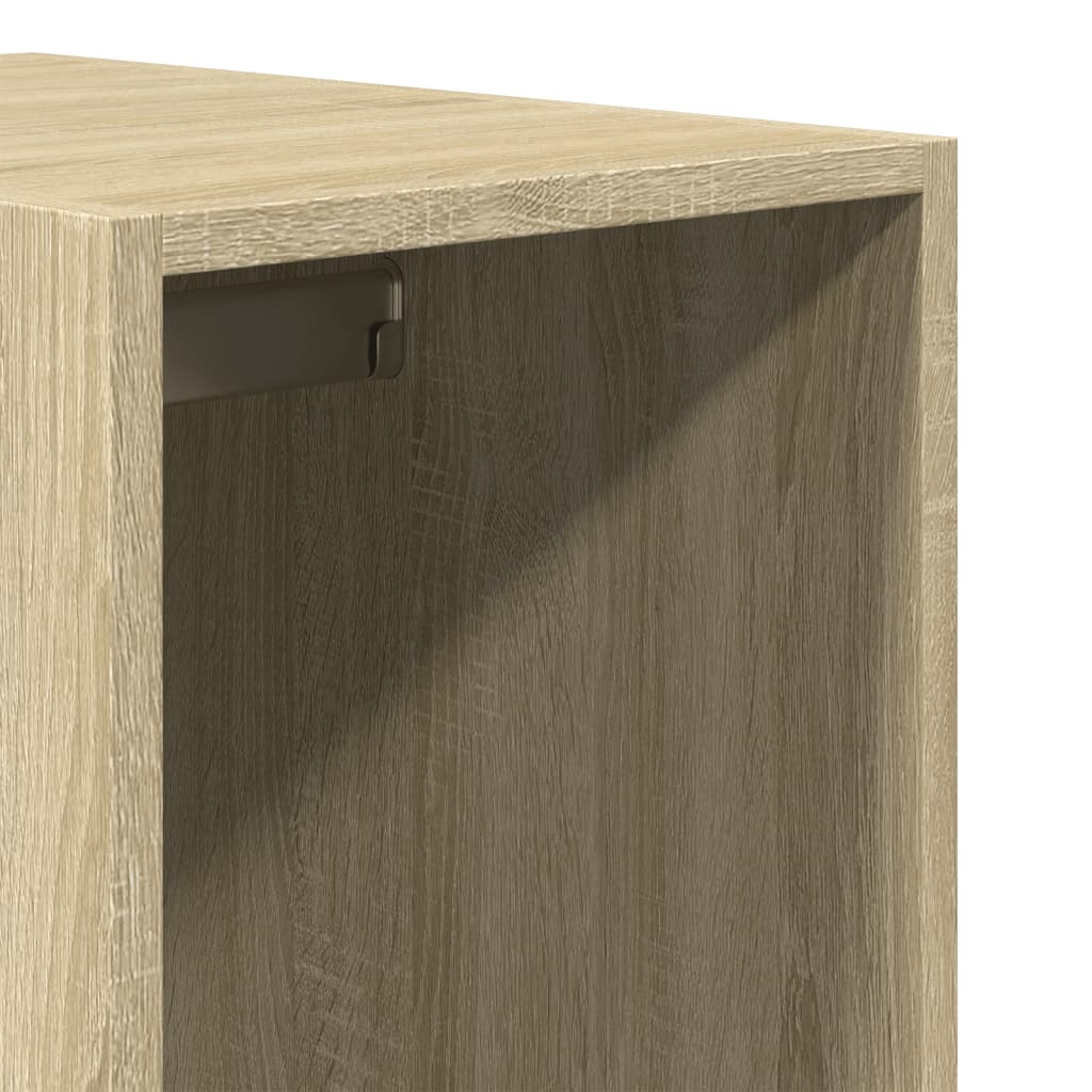 Garderobe sonoma eik 30x50x200 cm konstruert tre