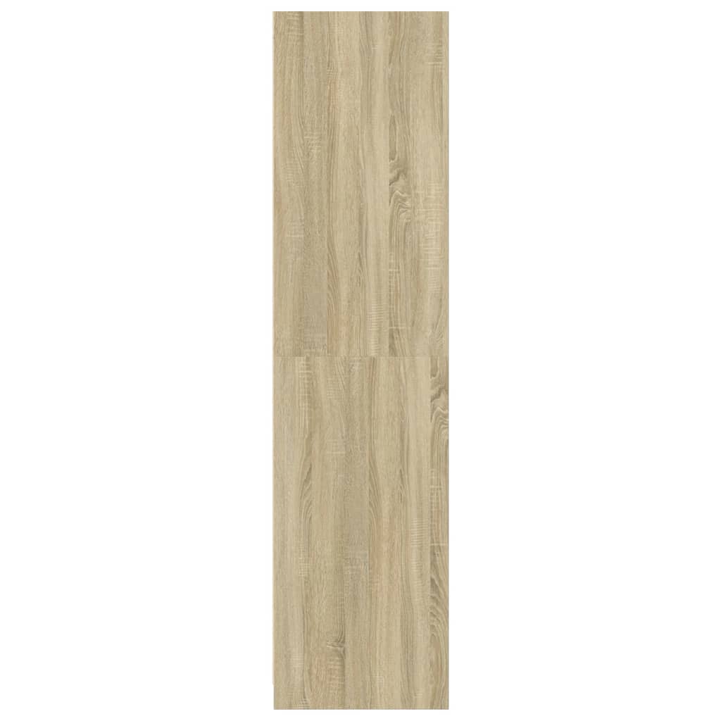 Garderobe sonoma eik 100x50x200 cm sponplate