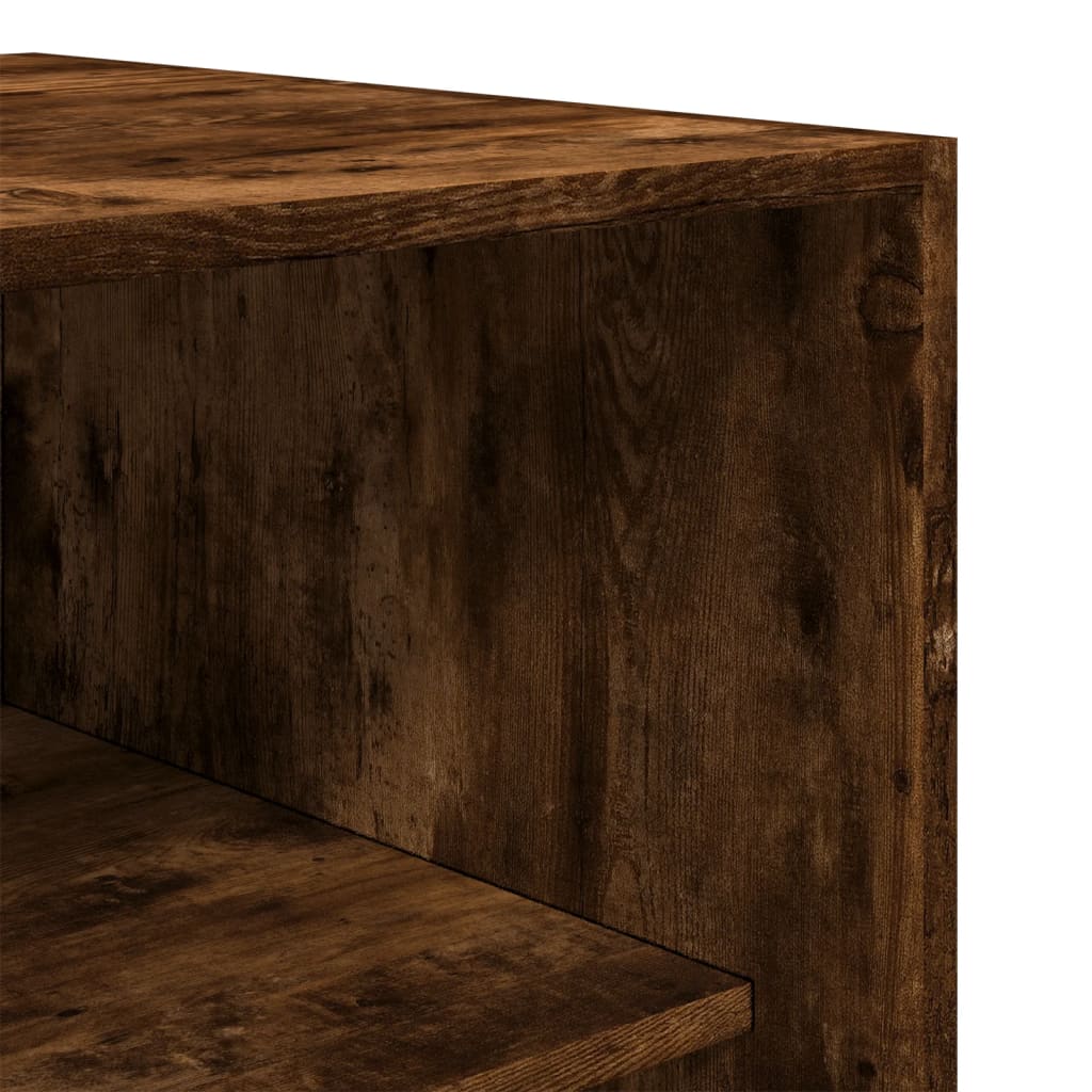 Garderobe røkt eik 80x50x200 cm konstruert tre