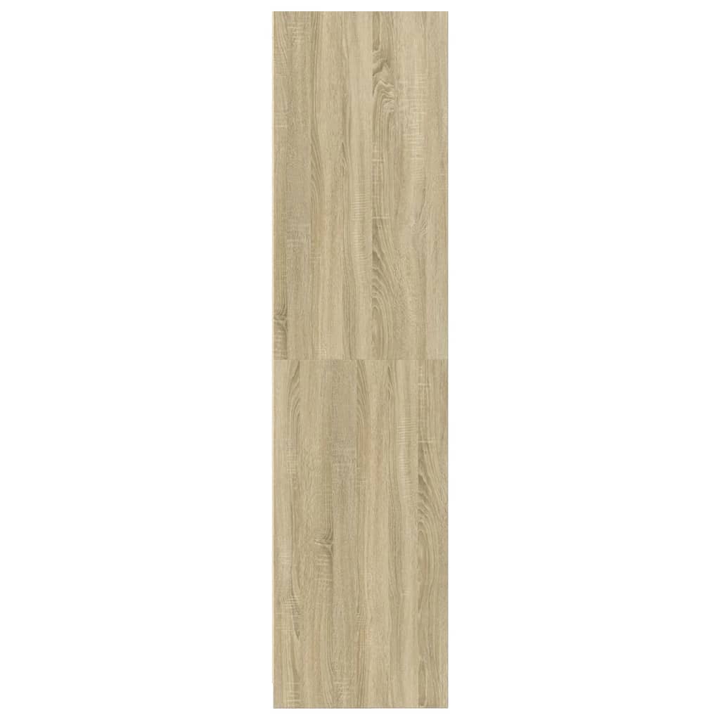 Garderobe sonoma eik 100x50x200 cm sponplate