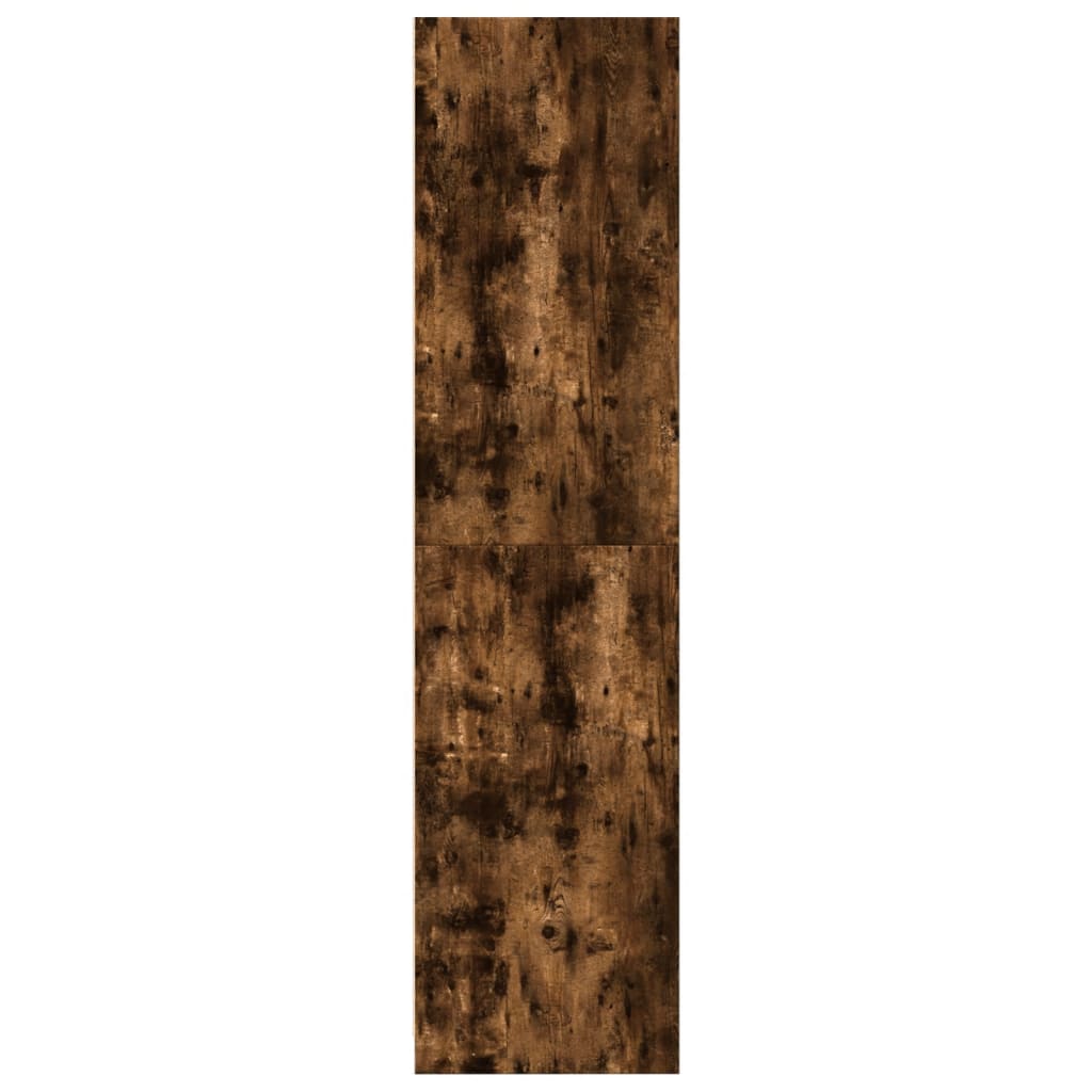 Garderobe røkt eik 100x50x200 cm konstruert tre