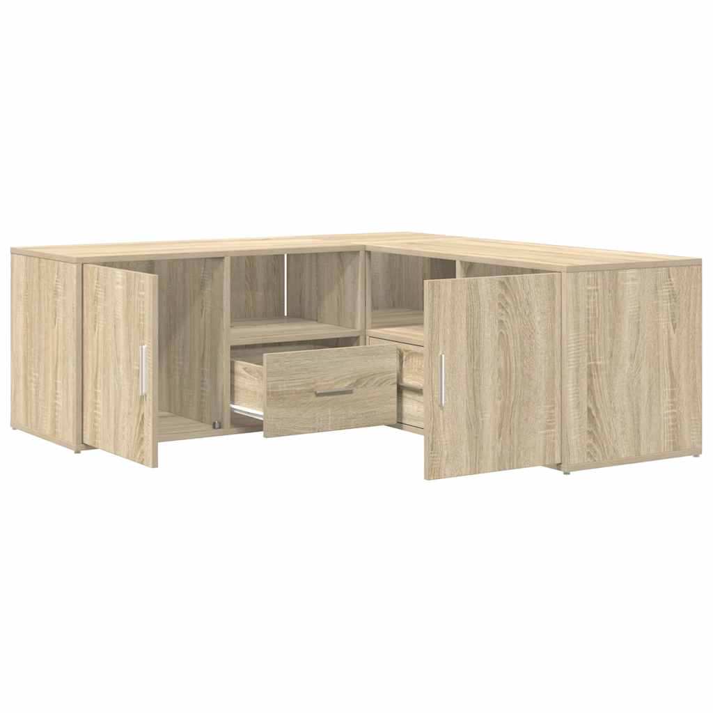 Hjørneskap sonoma eik 200x40x45 cm konstruert tre