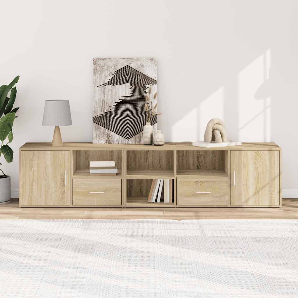 Hjørneskap sonoma eik 200x40x45 cm konstruert tre