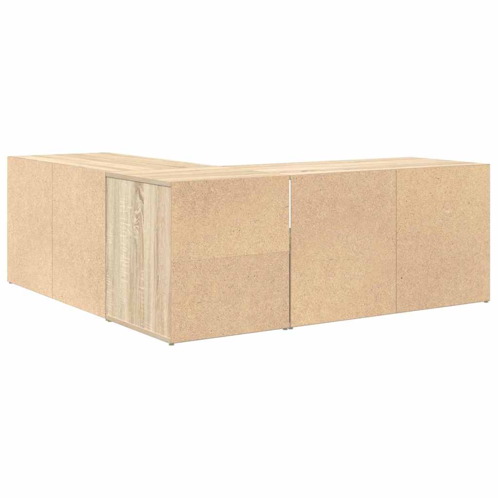 Hjørneskap sonoma eik 200x40x45 cm konstruert tre