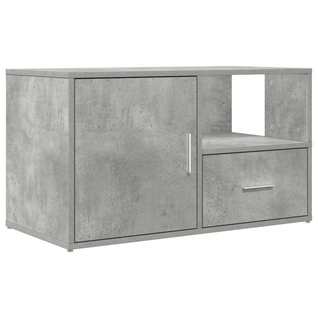 Hjørneskap betonggrå 200x40x45 cm konstruert tre