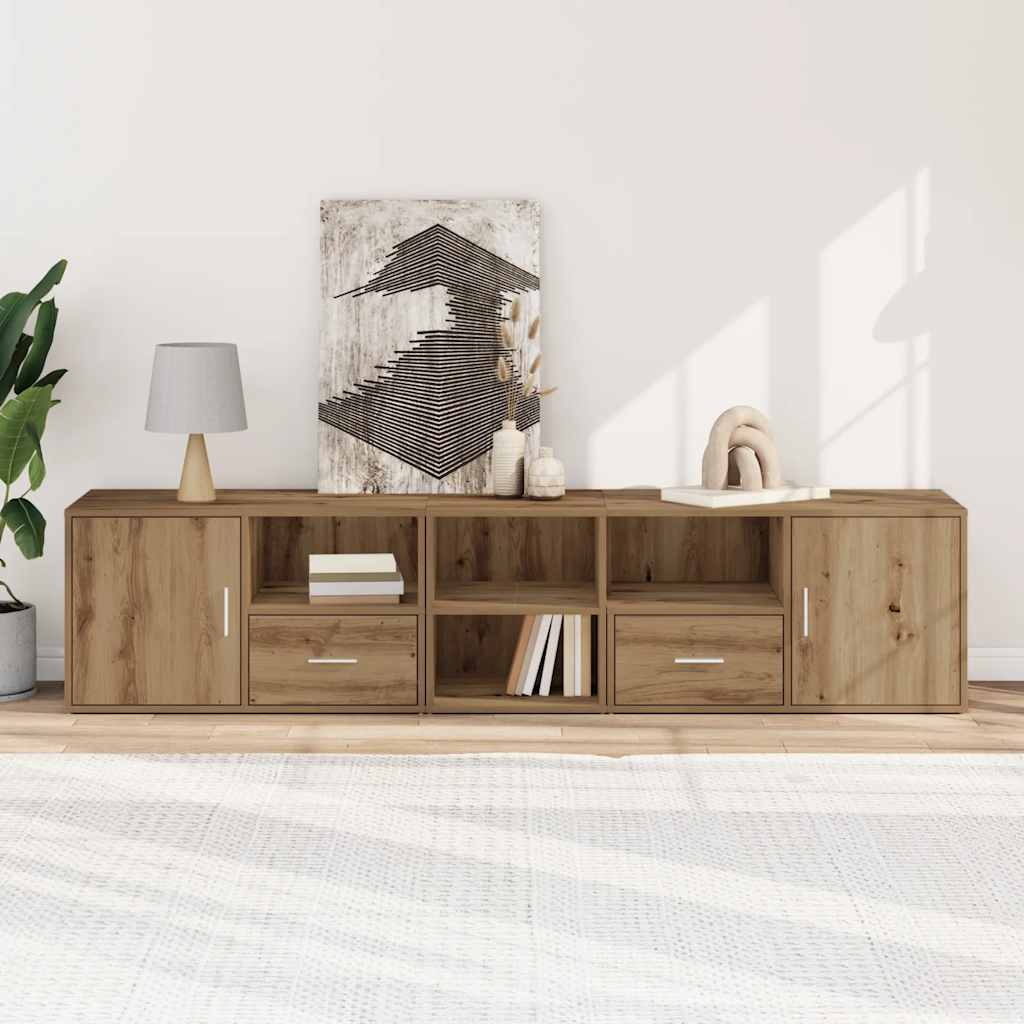Hjørneskap artisan eik 200x40x45 cm konstruert tre