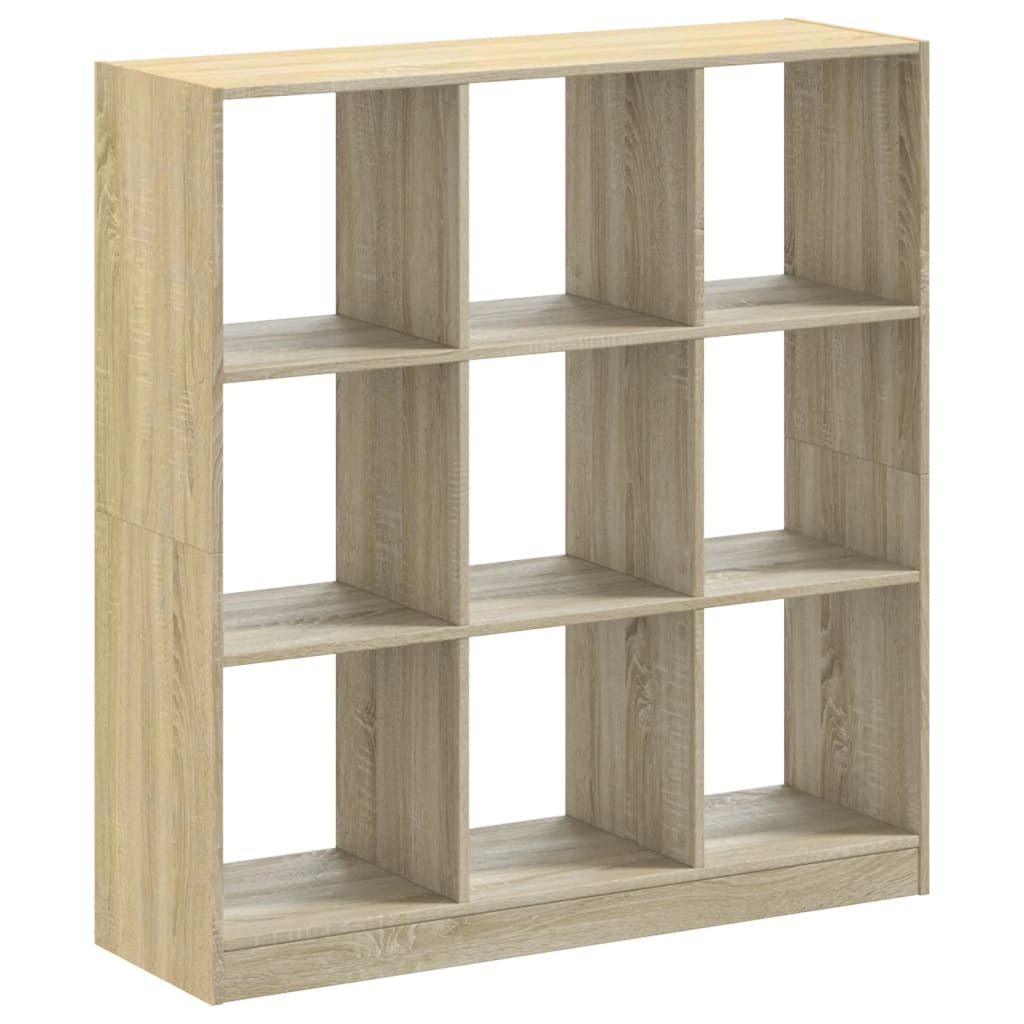 Bokhylle sonoma eik 102x32x108 cm konstruert tre