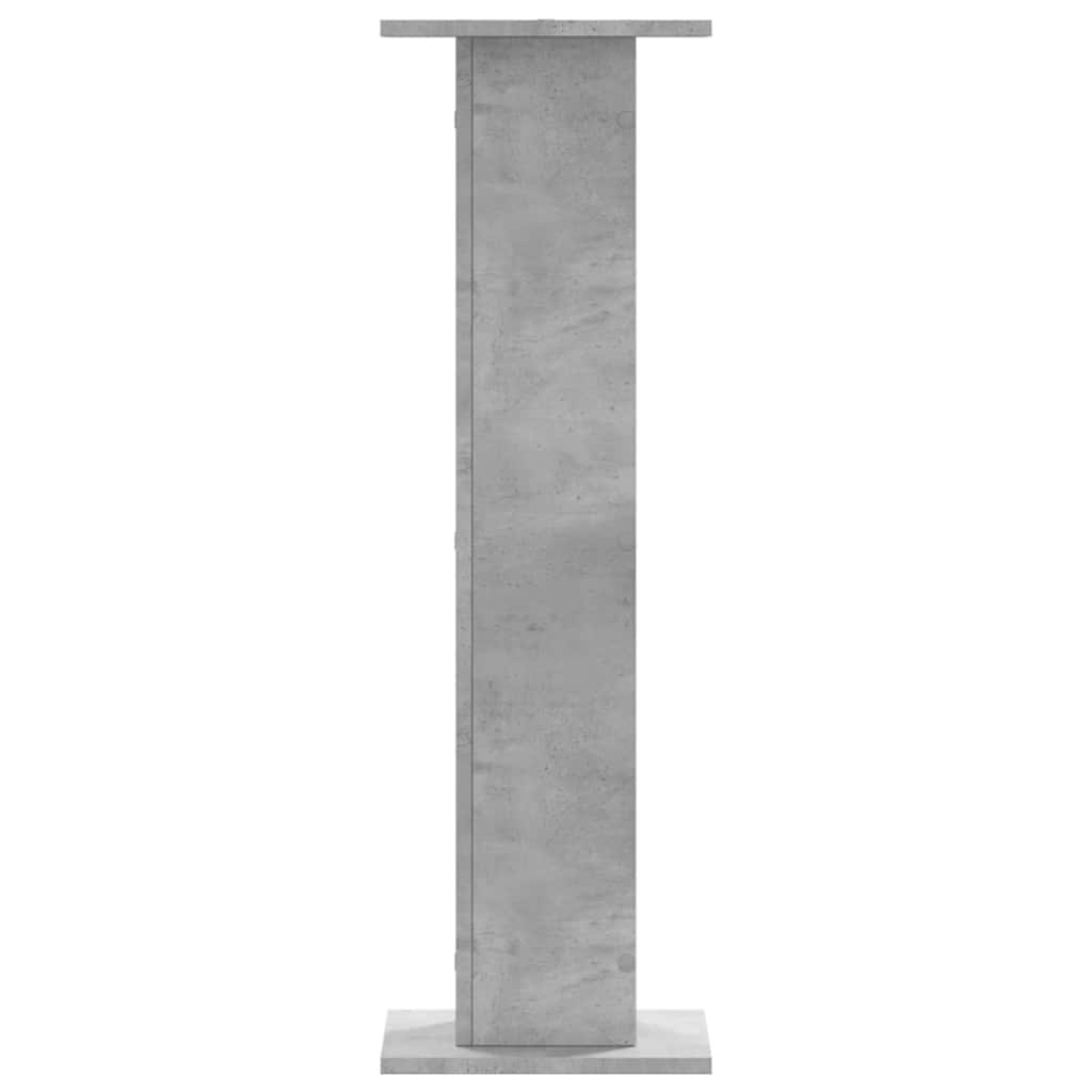 Plantestativer 2 stk betonggrå 30x30x95 cm konstruert tre