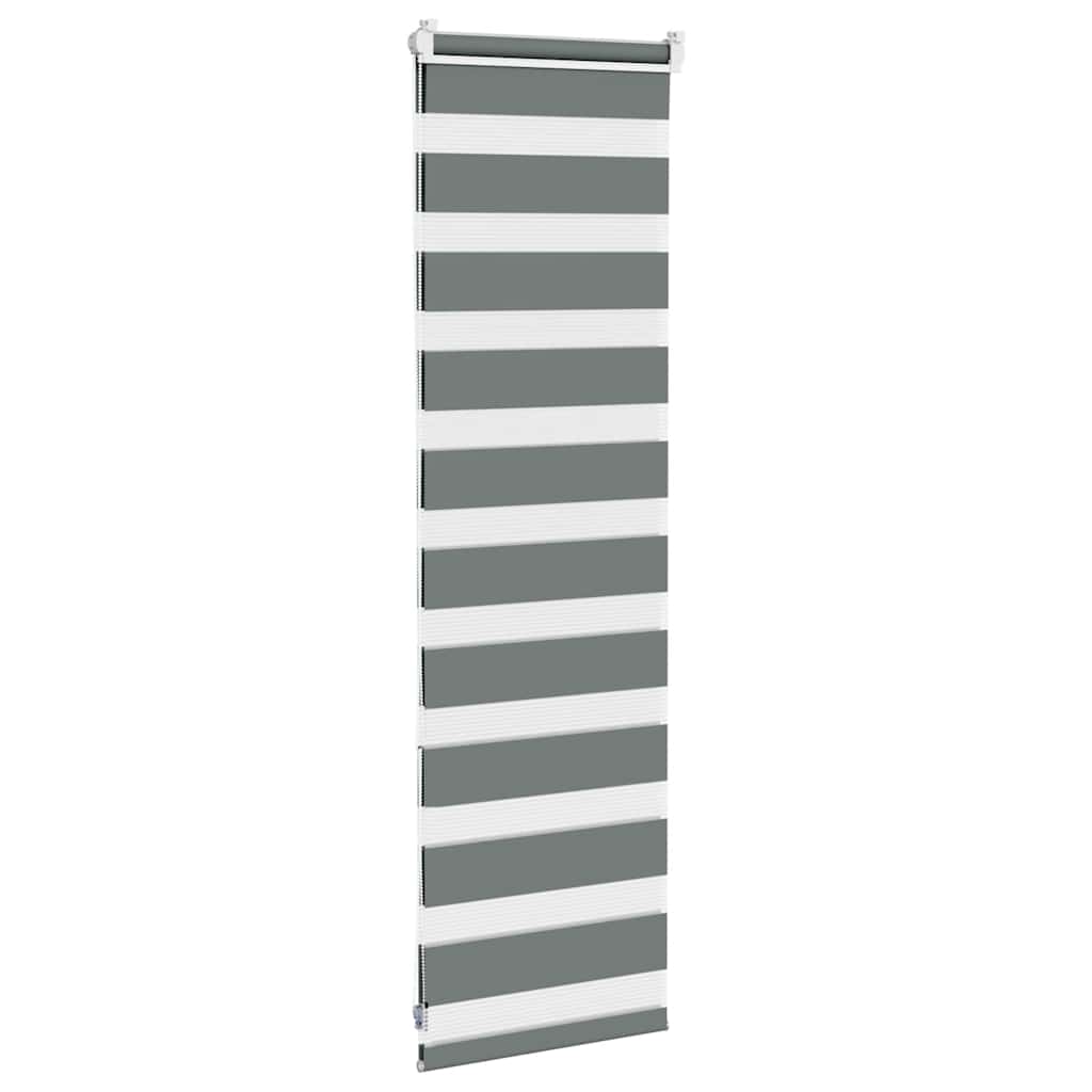 Sebragardin mørkegrå 40x100 cm stoff bredde 35,9 cm polyester