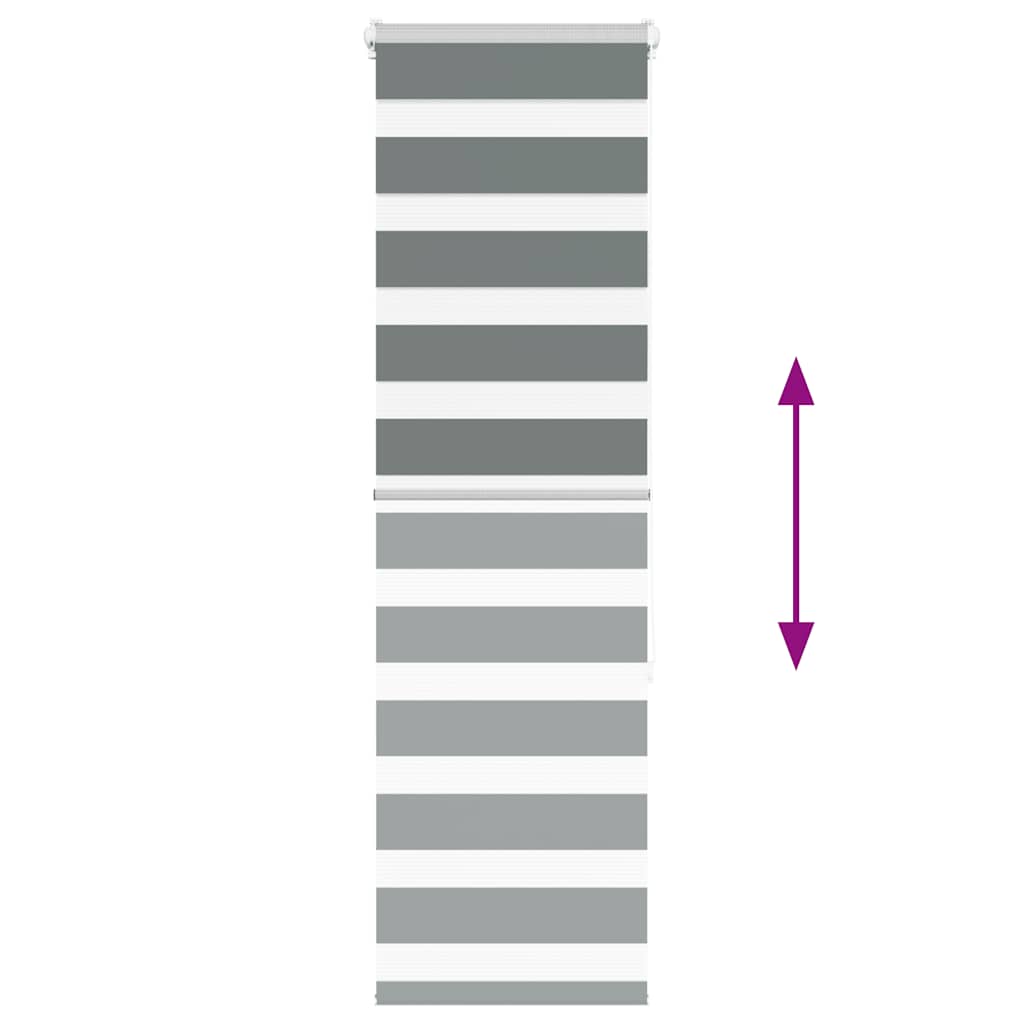 Sebragardin mørkegrå 45x150 cm stoff bredde 40,9 cm polyester