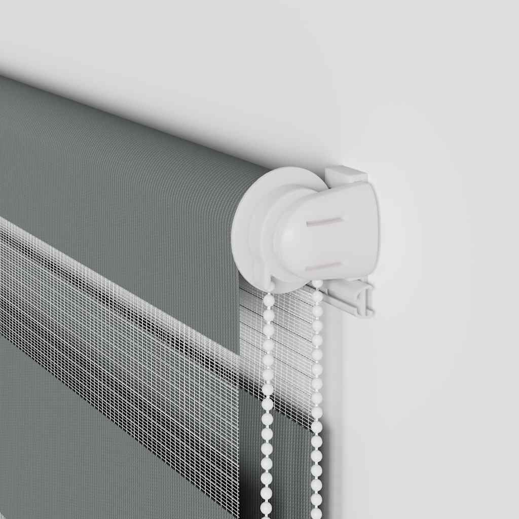 Sebragardin mørkegrå 45x150 cm stoff bredde 40,9 cm polyester