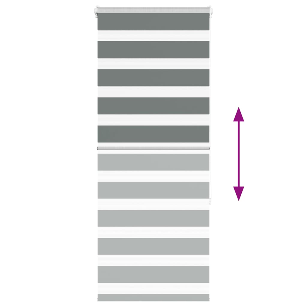 Sebragardin mørkegrå 55x150 cm stoff bredde 50,9 cm polyester