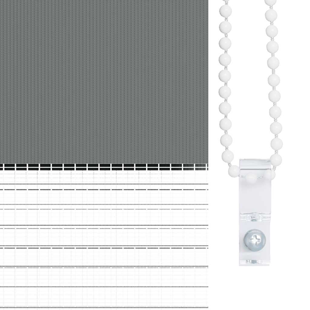 Sebragardin mørkegrå 55x150 cm stoff bredde 50,9 cm polyester