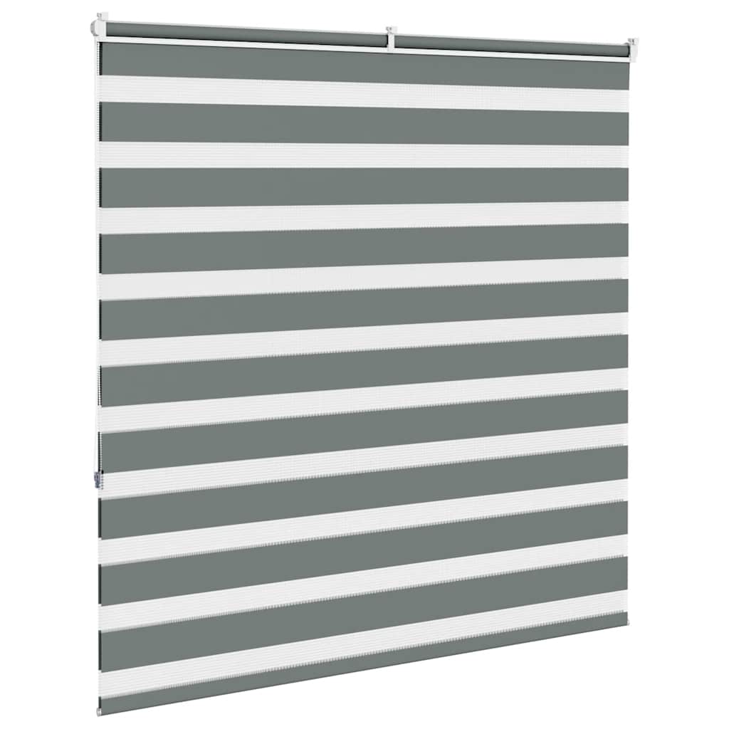 Sebragardin mørkegrå 140x150 cm stoff bredde 135,9 cm polyester