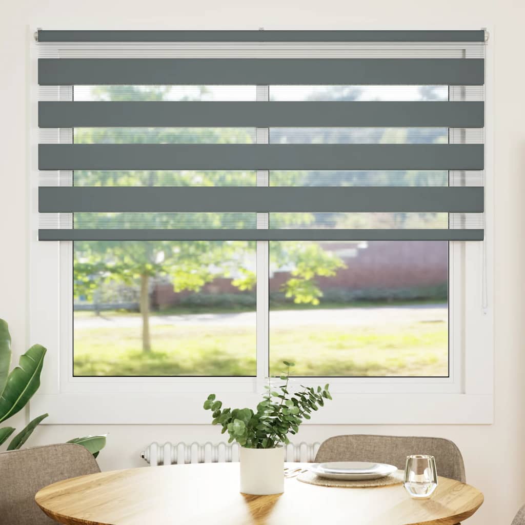 Sebragardin mørkegrå 155x150 cm stoff bredde 150,9 cm polyester
