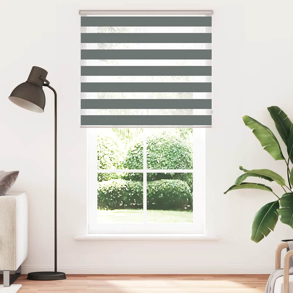 Sebragardin mørkegrå 120x200 cm stoff bredde 115,9 cm polyester