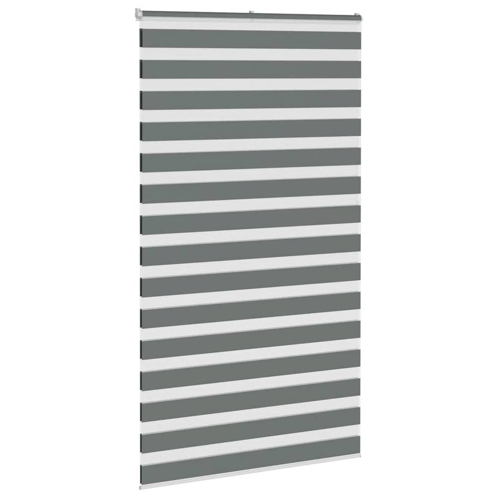 Sebragardin mørkegrå 135x200 cm stoff bredde 130,9 cm polyester