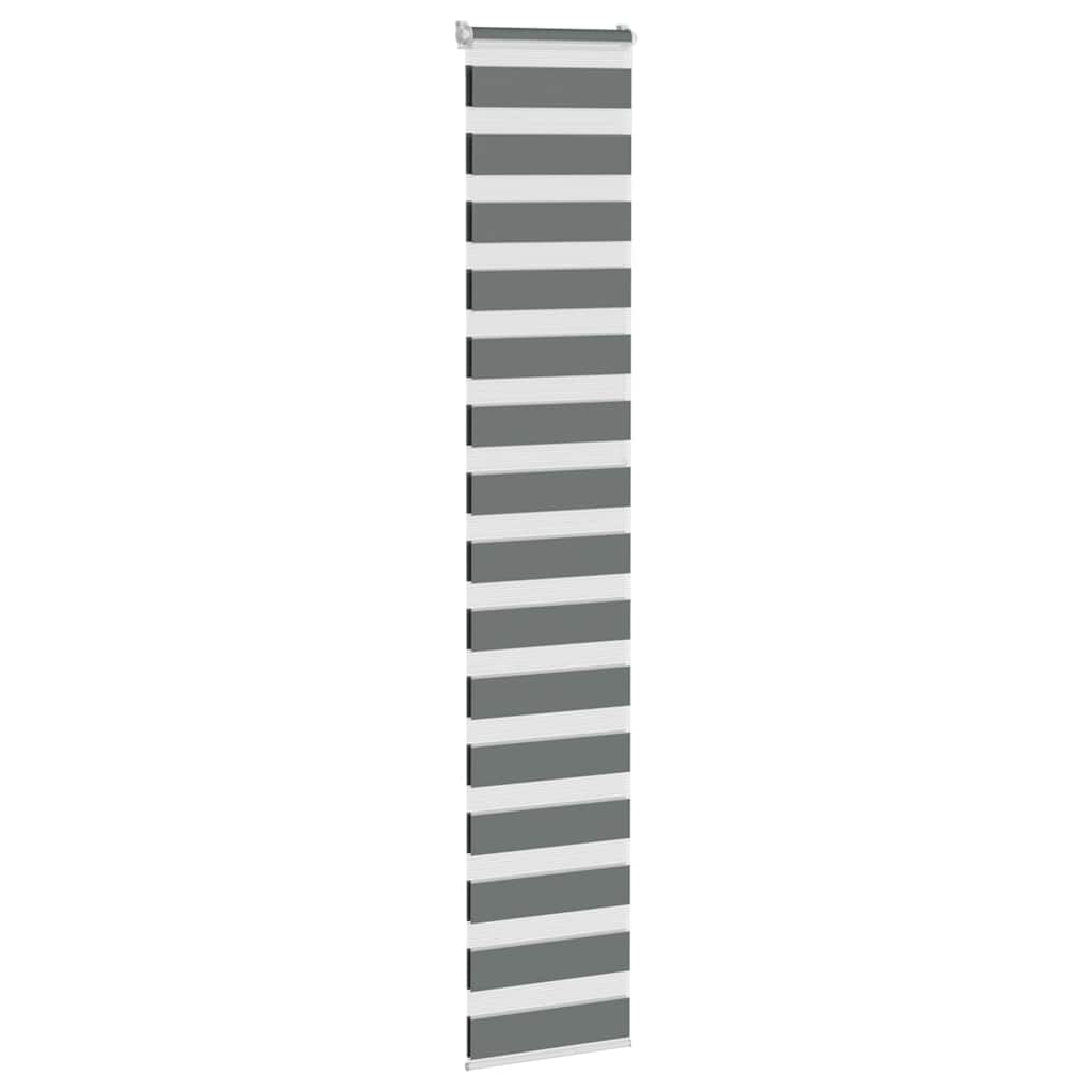 Sebragardin mørkegrå 45x230 cm stoff bredde 40,9 cm polyester