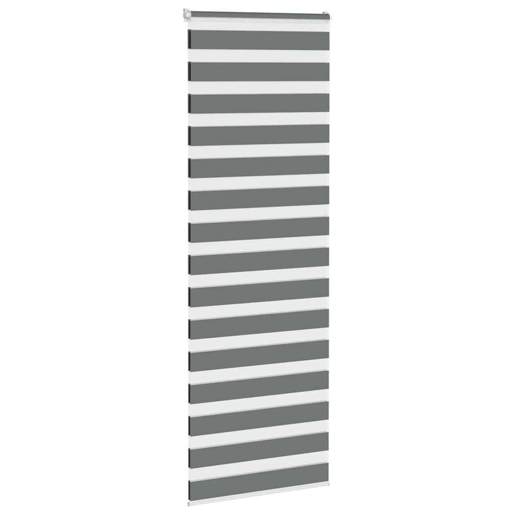 Sebragardin mørkegrå 80x230 cm stoff bredde 75,9 cm polyester