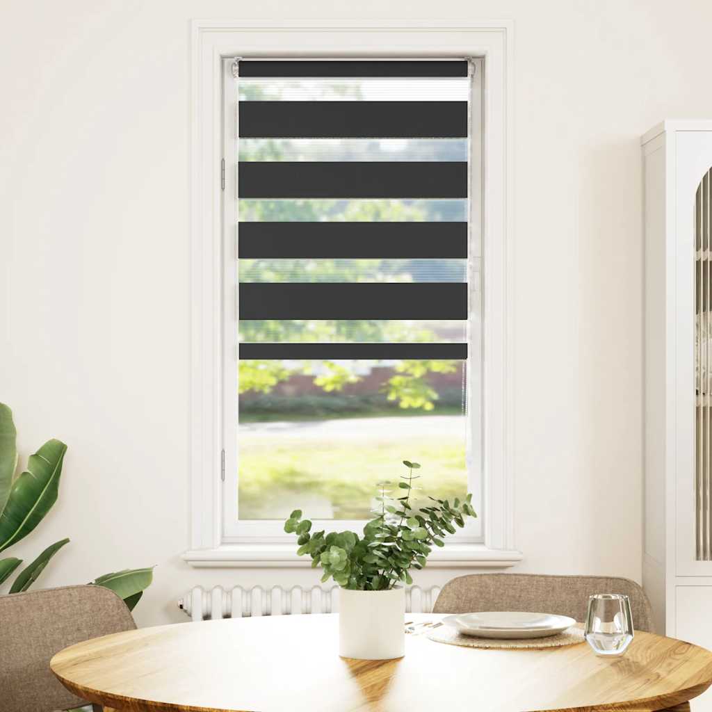 Sebragardin svart 60x100 cm stoff bredde 55,9 cm polyester