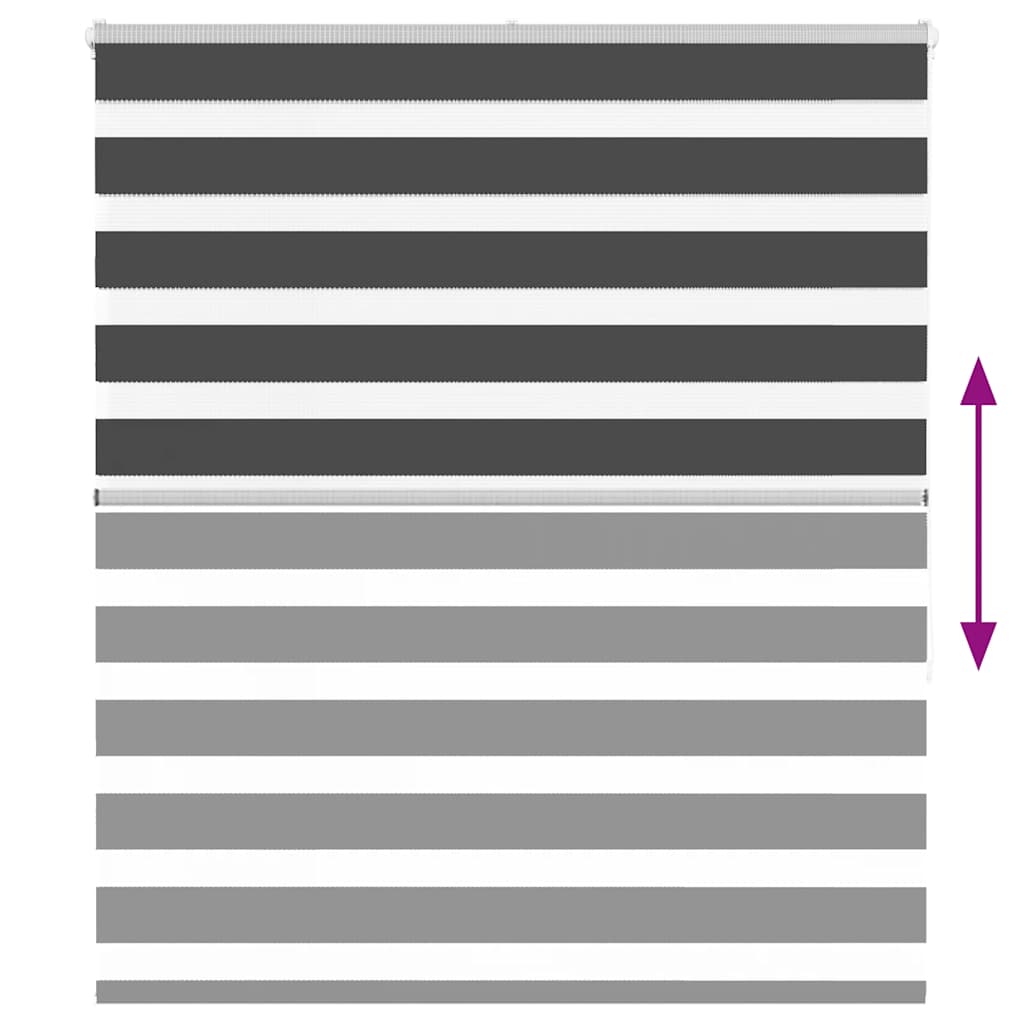 Sebragardin svart 125x150 cm stoff bredde 120,9 cm polyester