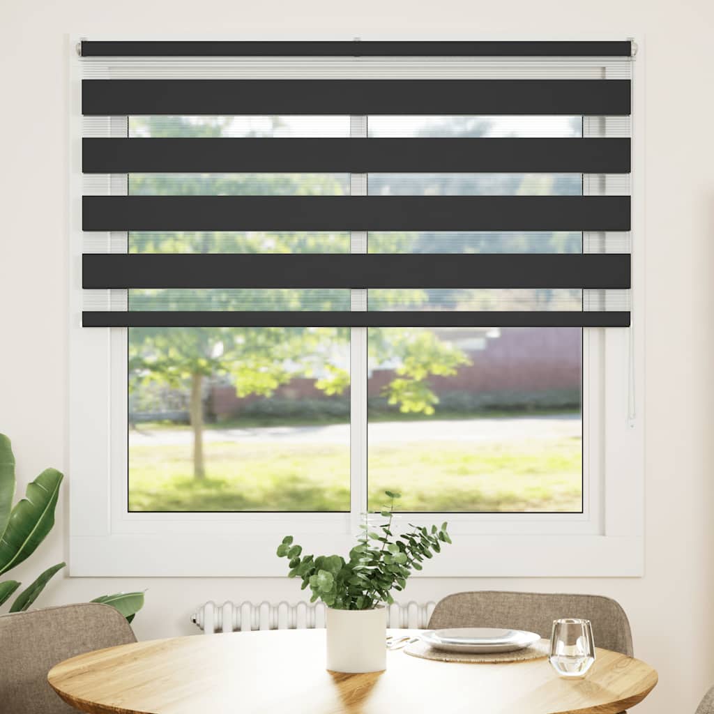 Sebragardin svart 145x150 cm stoff bredde 140,9 cm polyester