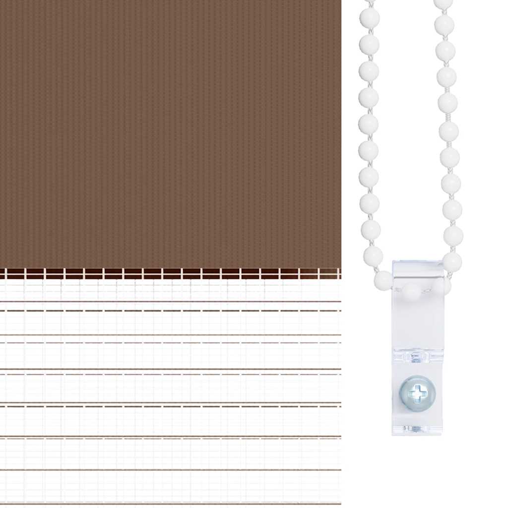 Sebragardin brun 40x100 cm stoff bredde 35,9 cm polyester