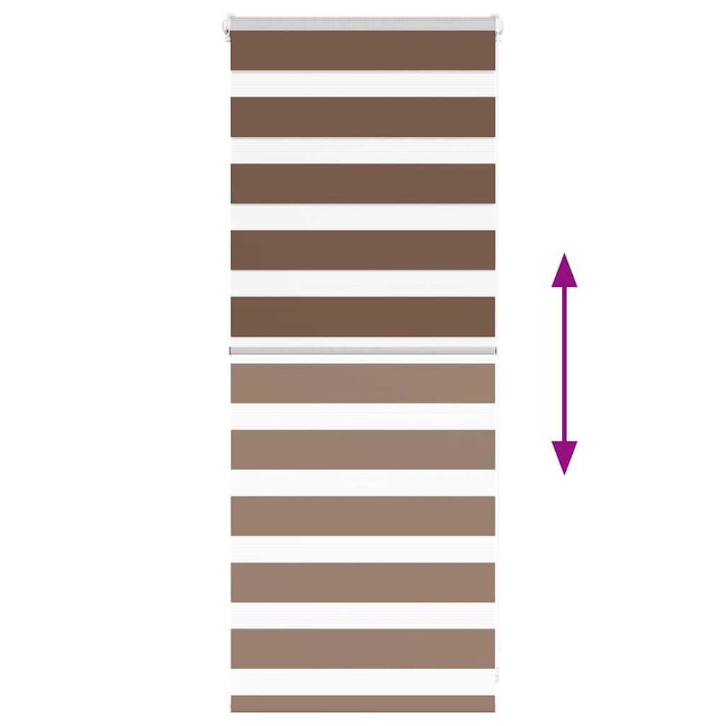 Sebragardin brun 55x100 cm stoff bredde 50,9 cm polyester