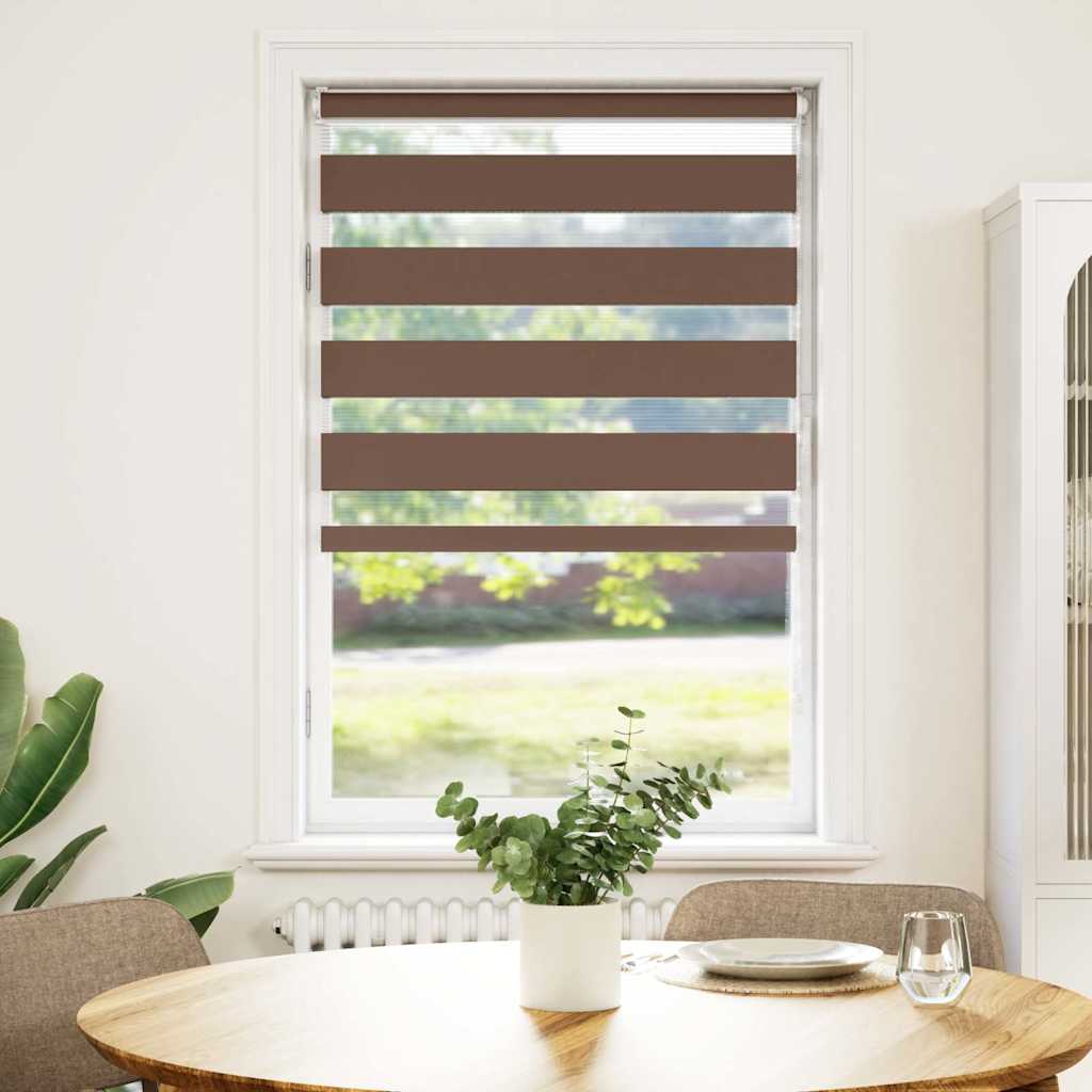 Sebragardin brun 80x100 cm stoff bredde 75,9 cm polyester
