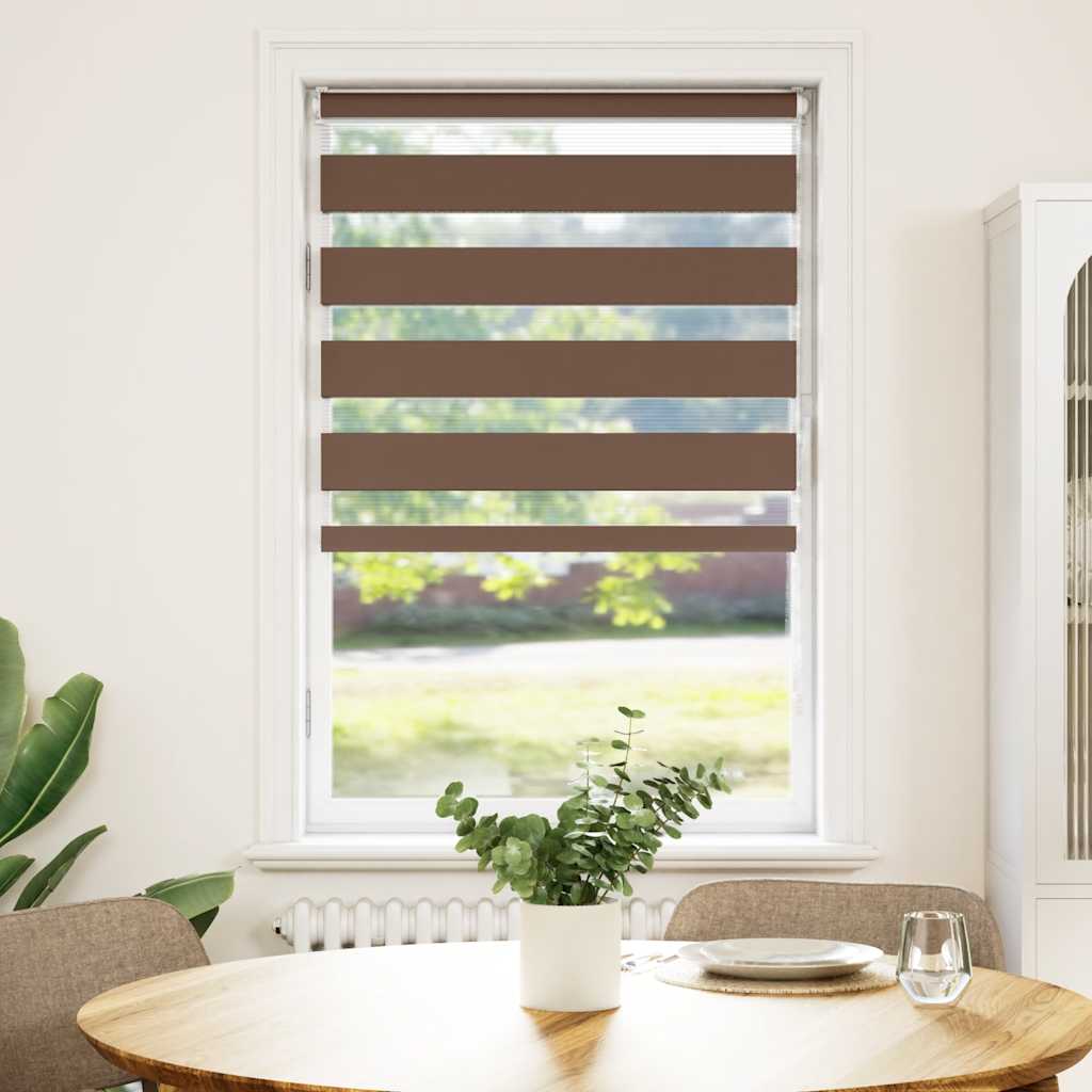 Sebragardin brun 85x100 cm stoff bredde 80,9 cm polyester