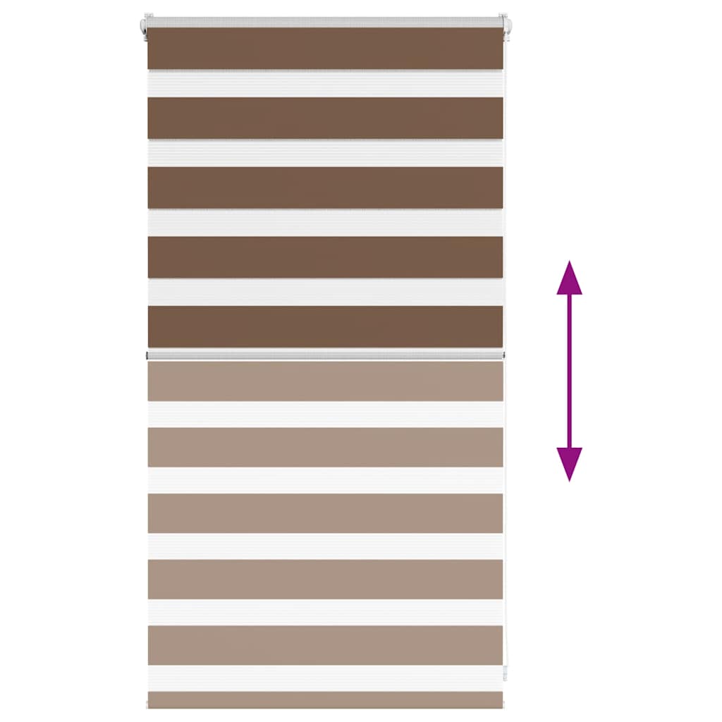 Sebragardin brun 90x100 cm stoff bredde 85,9 cm polyester