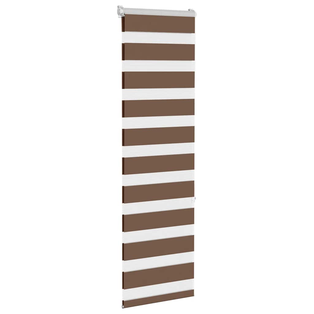 Sebragardin brun 40x150 cm stoff bredde 35,9 cm polyester