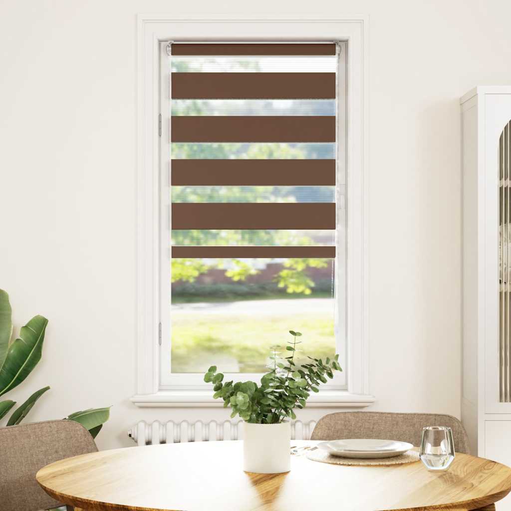 Sebragardin brun 60x150 cm stoff bredde 55,9 cm polyester