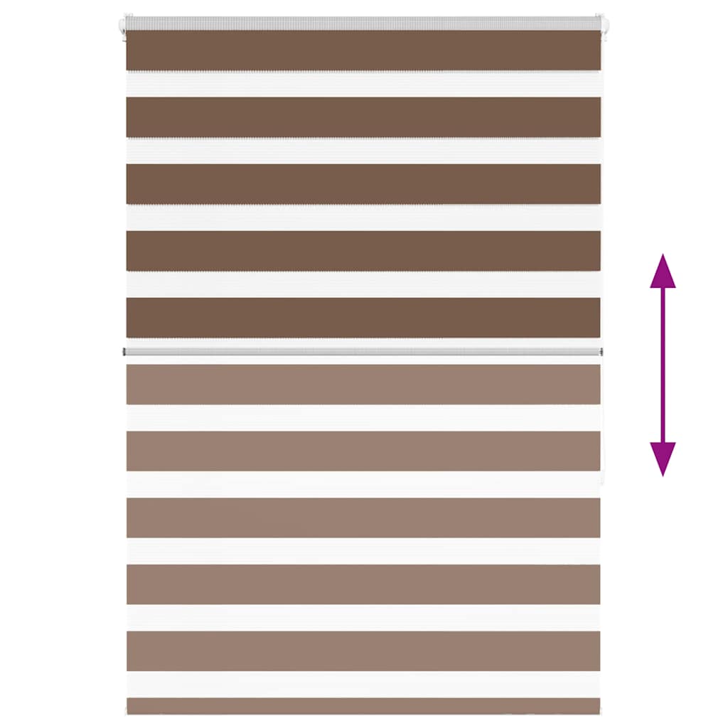 Sebragardin brun 100x150 cm stoff bredde 95,9 cm polyester