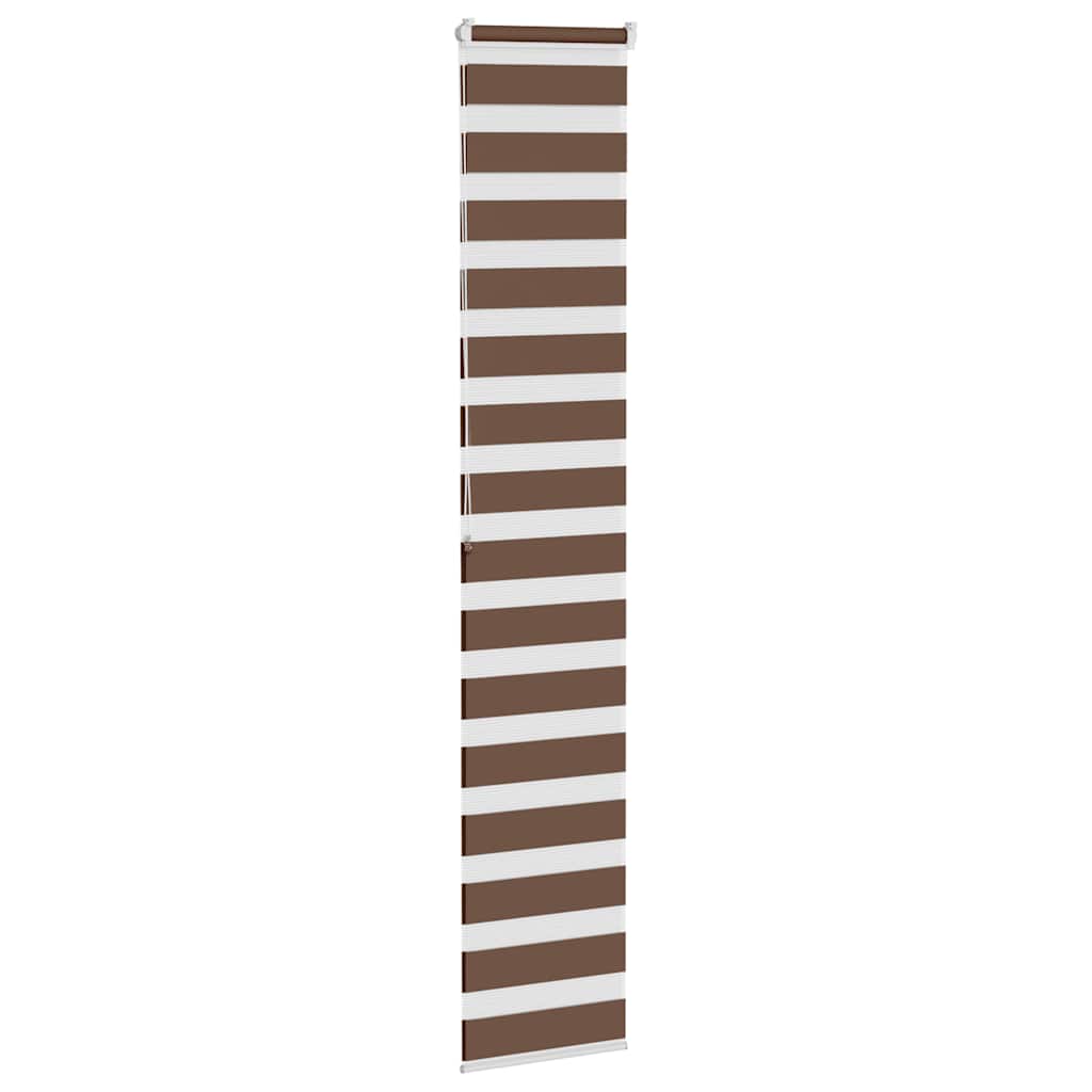 Sebragardin brun 50x200 cm stoff bredde 45,9 cm polyester