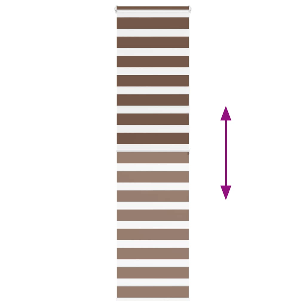 Sebragardin brun 60x200 cm stoff bredde 55,9 cm polyester