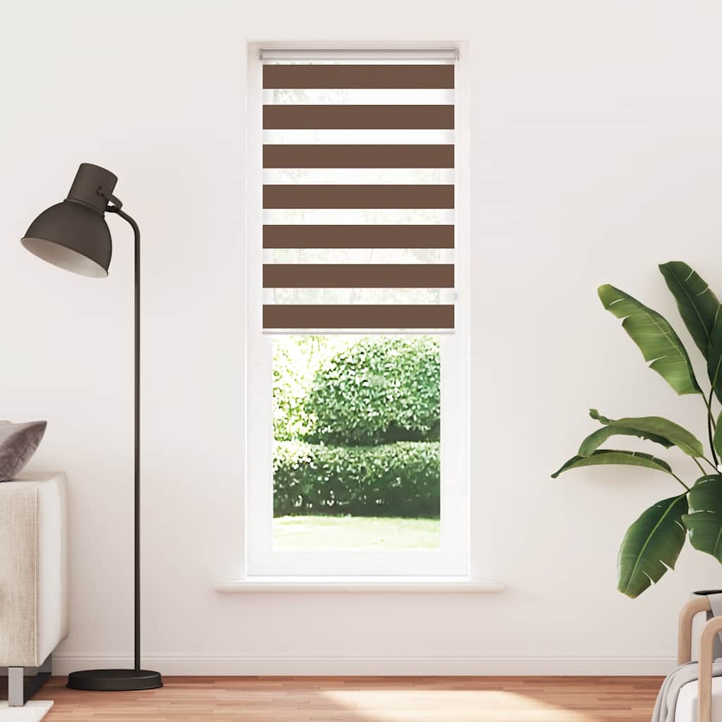 Sebragardin brun 70x200 cm stoff bredde 65,9 cm polyester