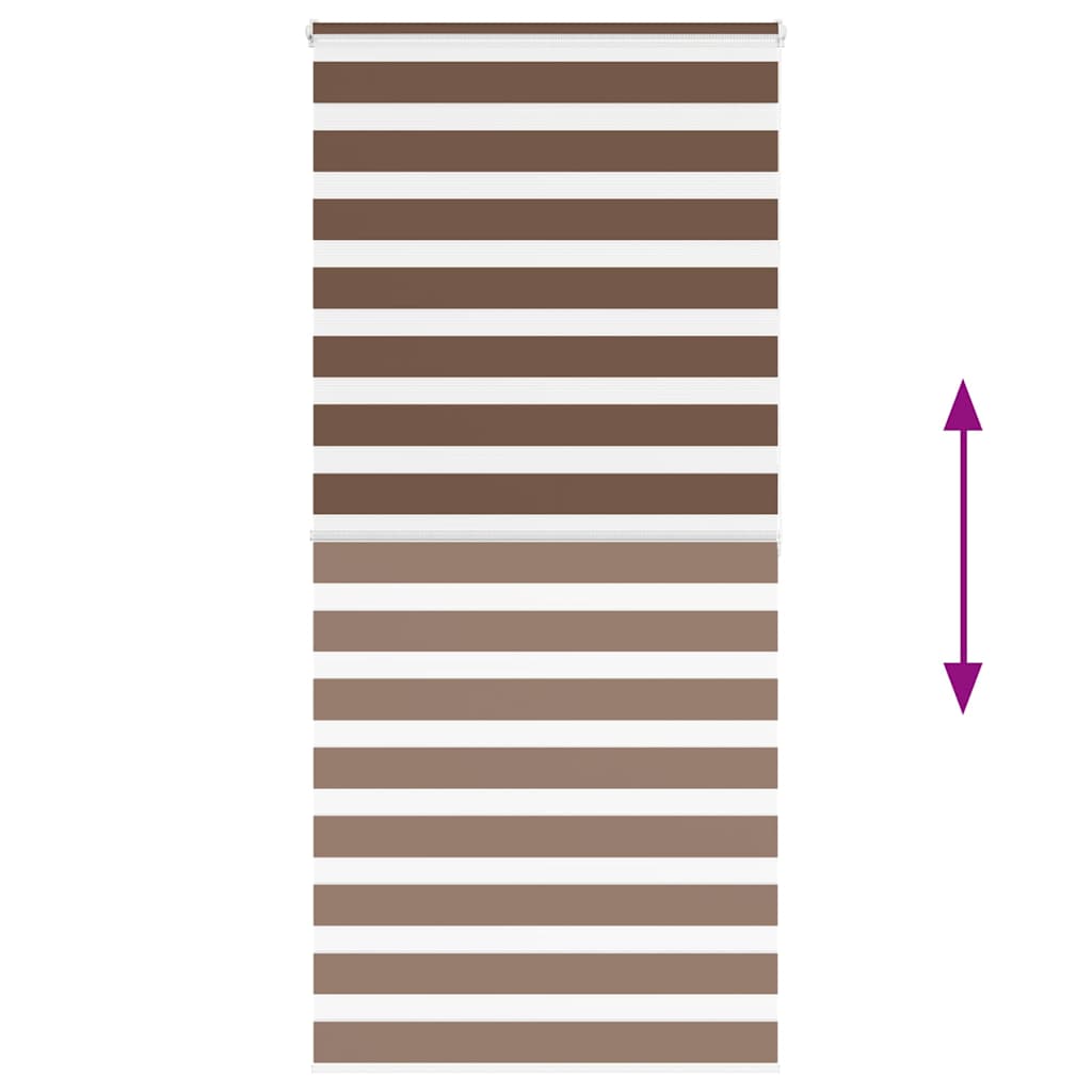 Sebragardin brun 100x200 cm stoff bredde 95,9 cm polyester