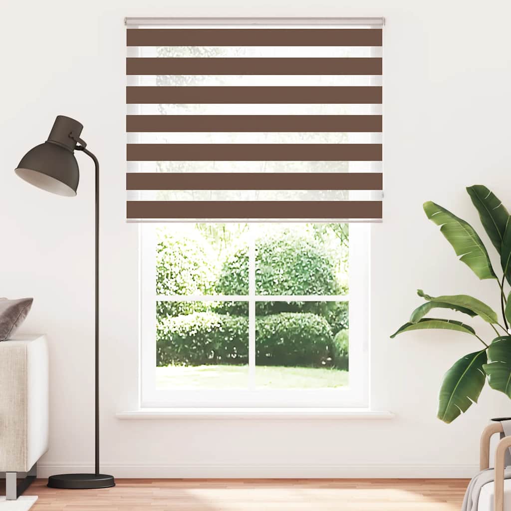 Sebragardin brun 140x230 cm stoff bredde 135,9 cm polyester