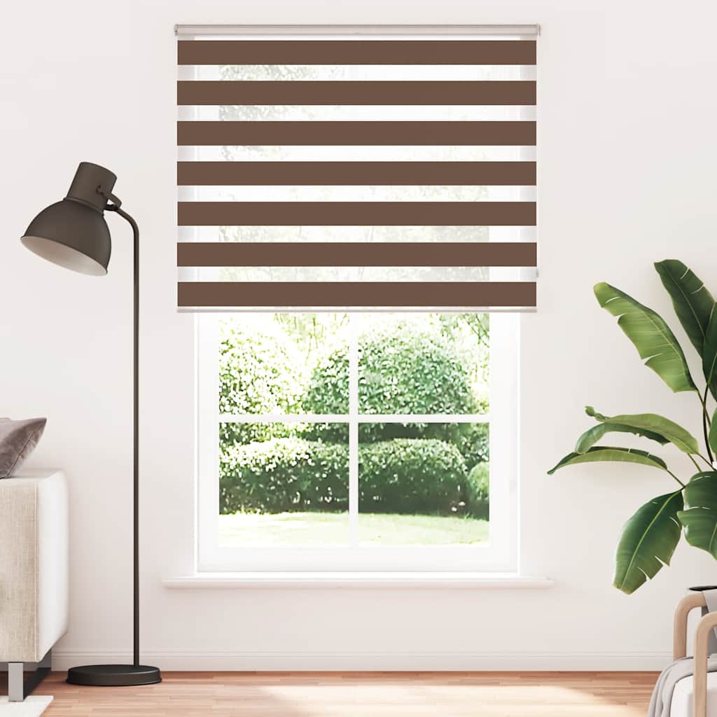 Sebragardin brun 145x230 cm stoff bredde 140,9 cm polyester