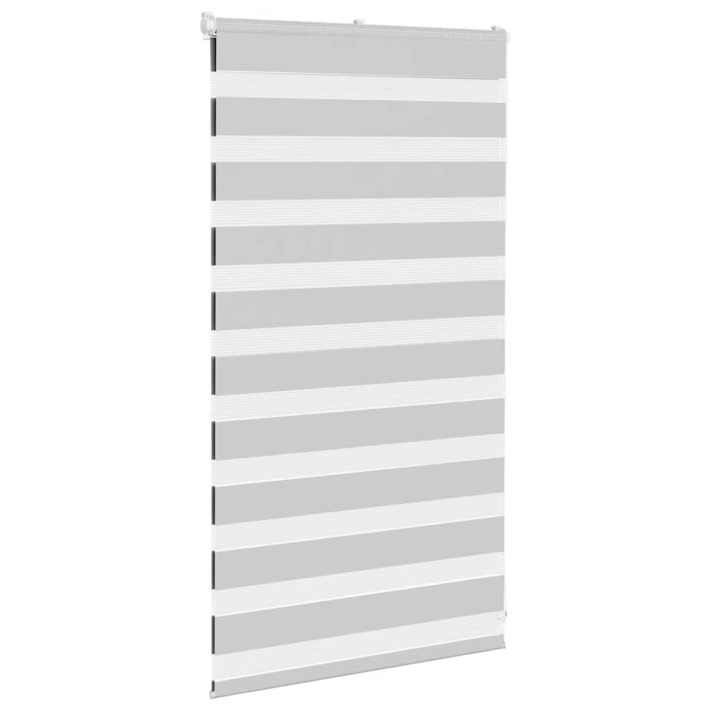 Sebragardin lysegrå 90x100 cm stoff bredde 85,9 cm polyester