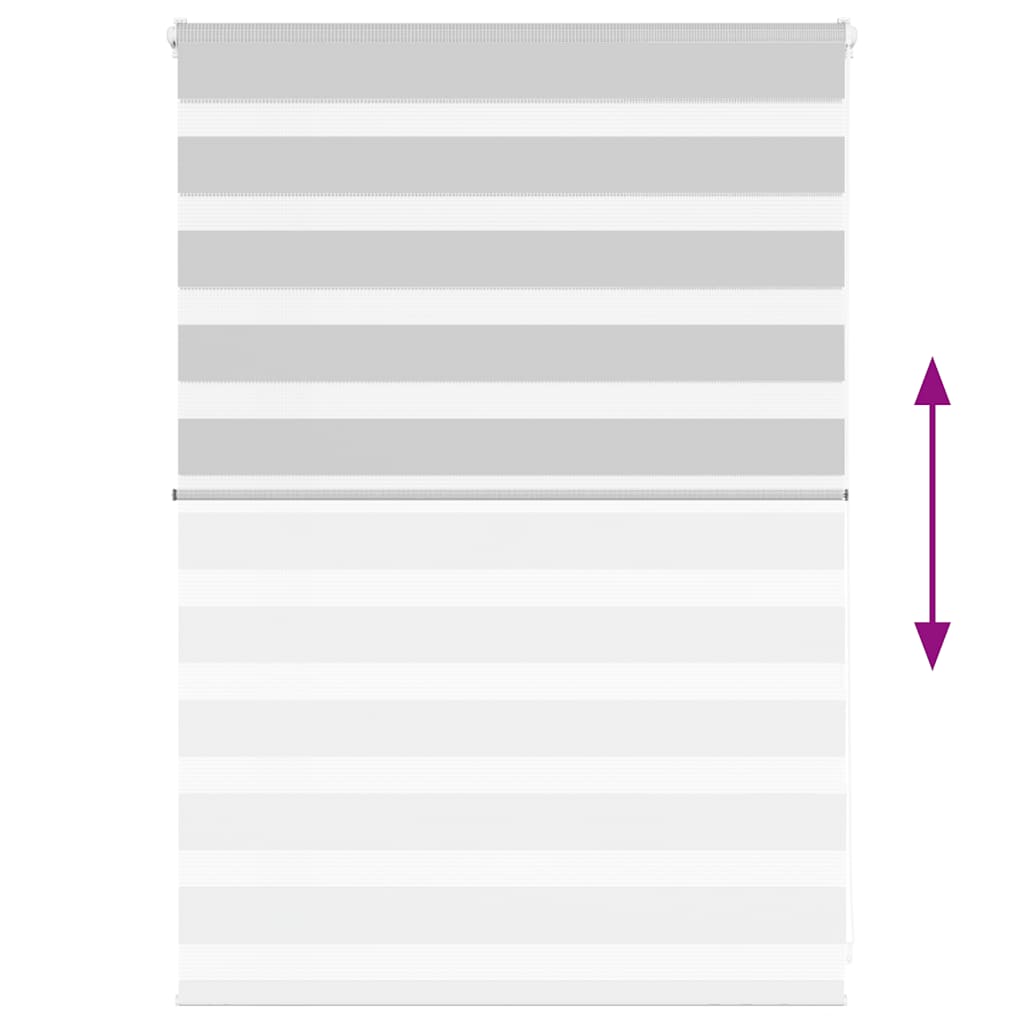 Sebragardin lysegrå 95x100 cm stoff bredde 90,9 cm polyester