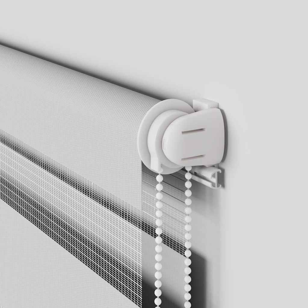 Sebragardin lysegrå 45x150 cm stoff bredde 40,9 cm polyester