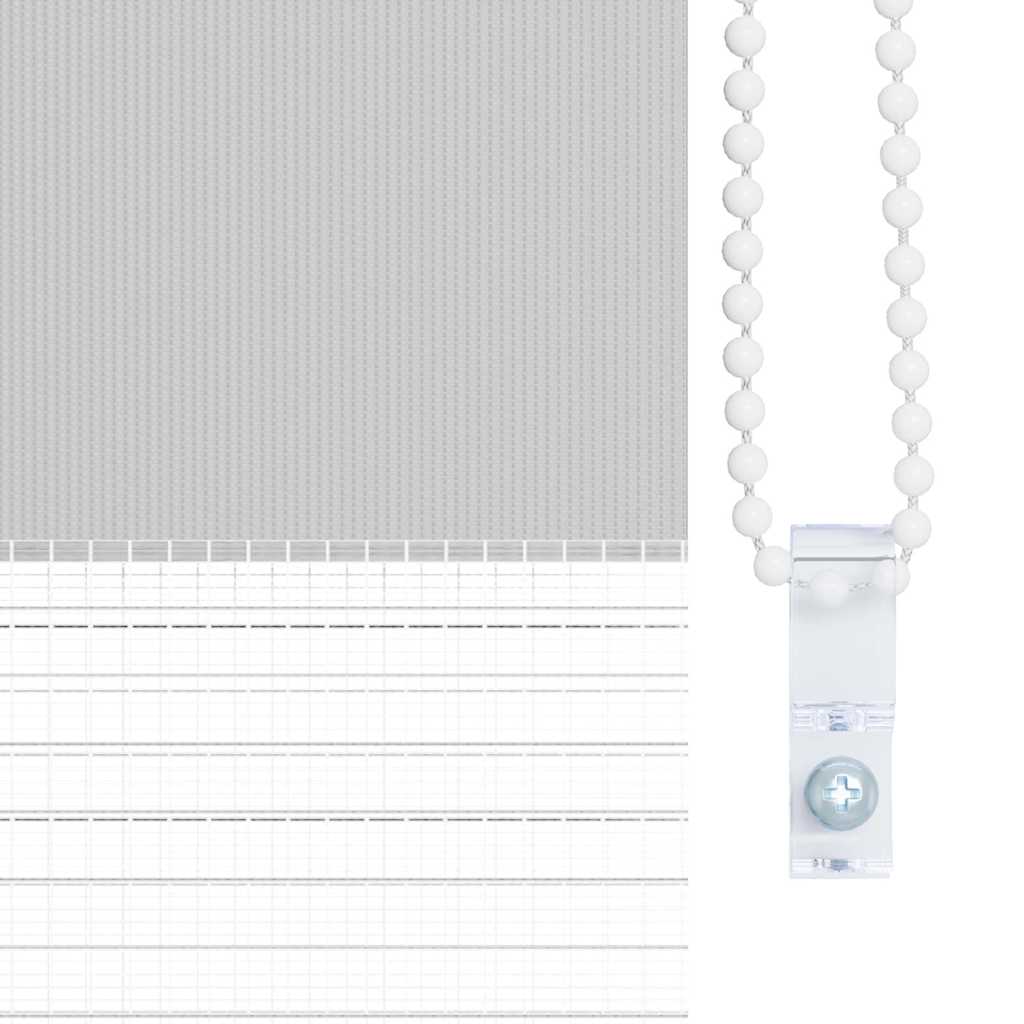 Sebragardin lysegrå 55x150 cm stoff bredde 50,9 cm polyester