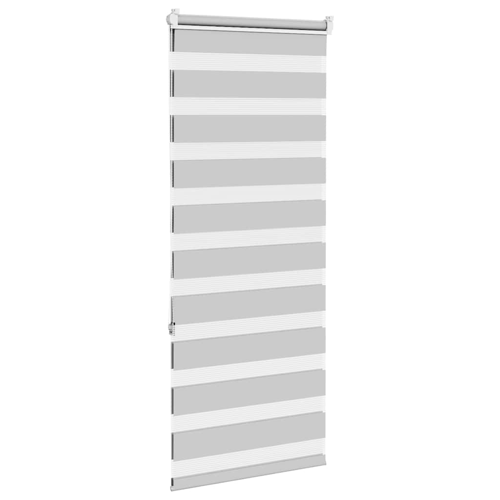 Sebragardin lysegrå 65x150 cm stoff bredde 60,9 cm polyester