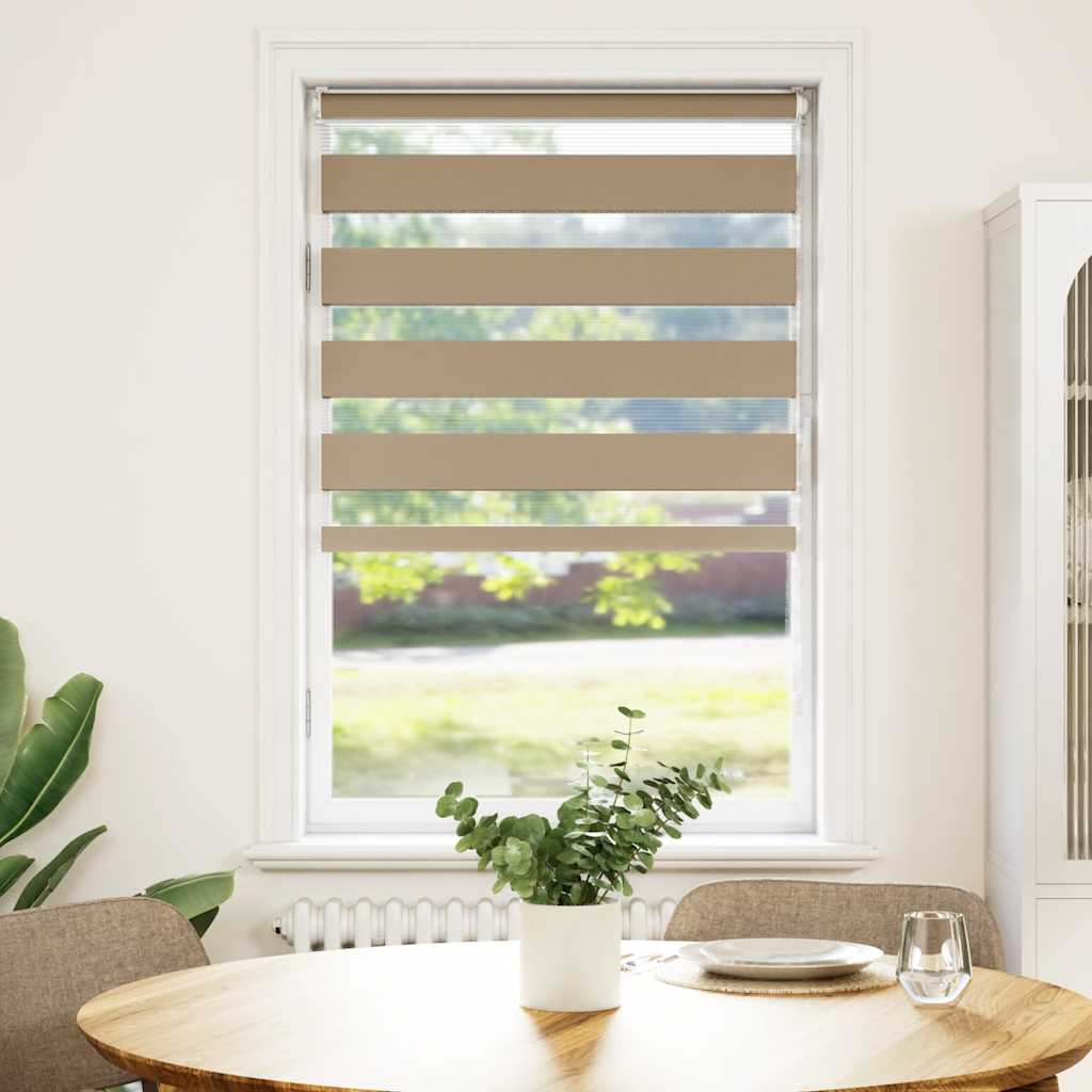 Sebragardin sandbrun 75x100 cm stoff bredde 70,9 cm polyester