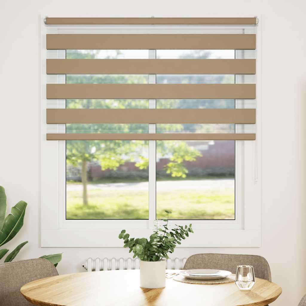 Sebragardin sandbrun 120x100 cm stoff bredde 115,9 cm polyester