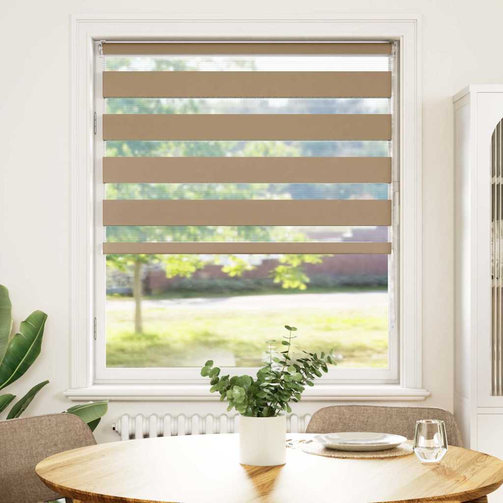 Sebragardin sandbrun 110x150 cm stoff bredde 105,9 cm polyester