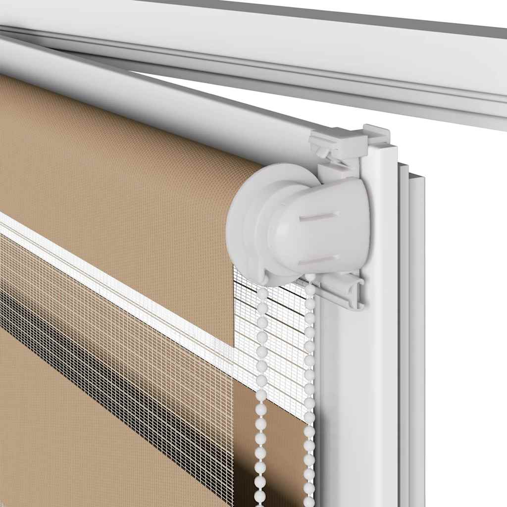 Sebragardin sandbrun 155x150 cm stoff bredde 150,9 cm polyester